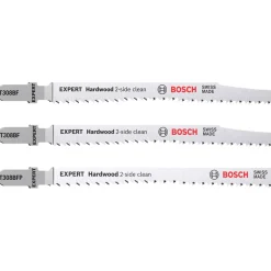 Discount Bosch Professional Expert Hardwood 2-side clean Stichsägeblatt-Set 2- teilig T308BF/BFP