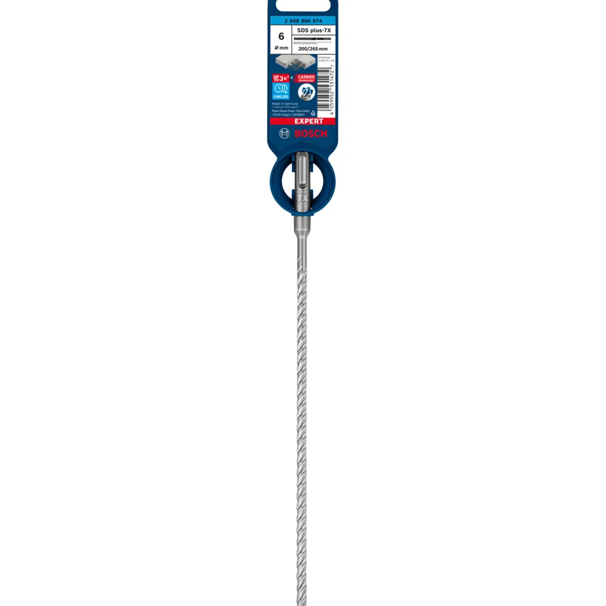 Bosch Professional Expert SDS plus-7X Hammerbohrer 6 x 200 x 265 mm