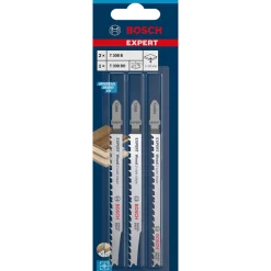 Best Bosch Professional Expert Wood 2-side clean Stichsägeblatt-Set 3- teilig T308B/BO