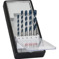 Bosch Professional 5-teiliges CYL-5 Betonbohrer-Set Robust Line 4–8 mm