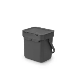 Discount Brabantia Abfalleimer Sort & Go 18,8 x 18,1 x 13,9 cm grau