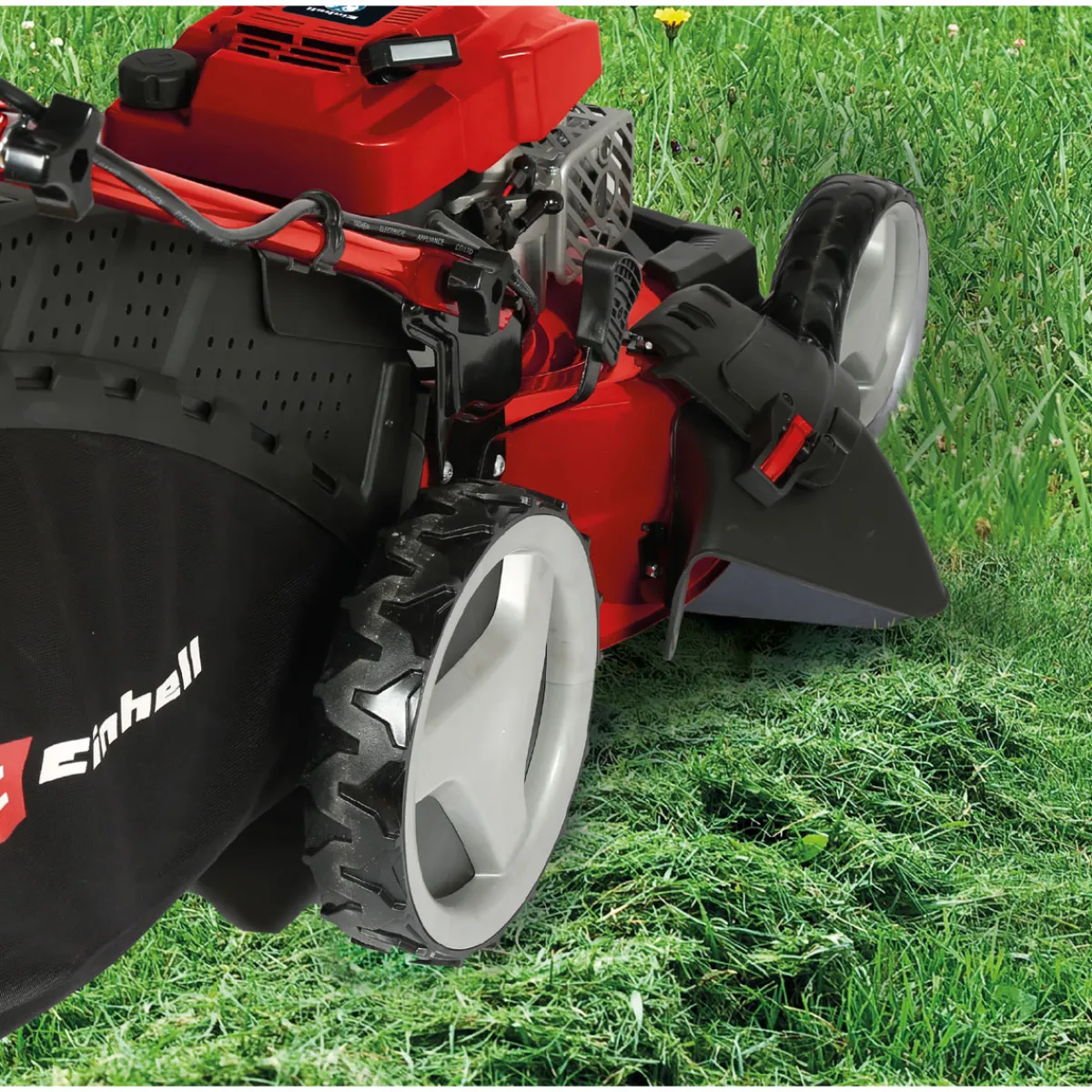 Best Einhell B-Rasenmaeher GC-PM 51/3 S HW-E LiE-Starter, inkl. 2 Ah Akku u. Ladegeraet