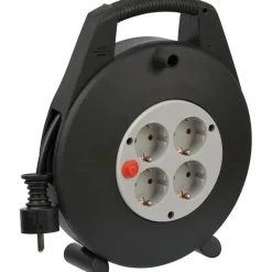 New Brennenstuhl Mini-kabeltrommel Vario Line 00 cm schwarz