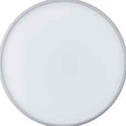 Brilliant Deckenleuchte Britt 33cm silber/weiß 22W 2300lm stufenlos dimmbar