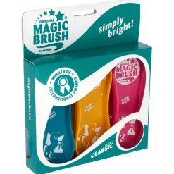 Hot Bürstenset Classic 3-teilig blau/gelb/rosa