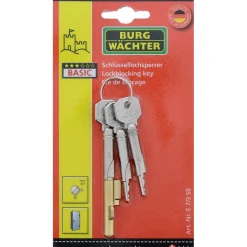 Best Burg Wächter Schlüssellochsperrer E 7/ Messing
