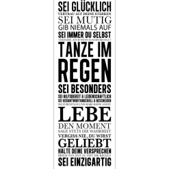 Hot Pro-Art Canvas-Art Sei Glücklich 30 x 80 cm