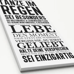 Hot Pro-Art Canvas-Art Sei Glücklich 30 x 80 cm