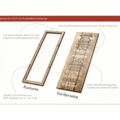 Clearance Pro-Art Canvas-Art Spruch 30 x 80 cm