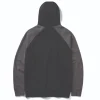 Best CAT Colorblock Hooded Sweatshirt black-magnet Gr. 2XL