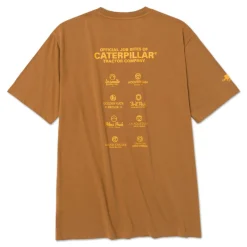 Sale CAT Graphic T-shirt bronze Gr. XL