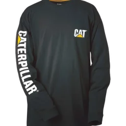 Discount CAT Longsleeve schwarz Größe