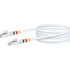 Outlet Schwaiger CAT7 Netzwerkkabel S/FTP 3Farbclips 20mweiss
