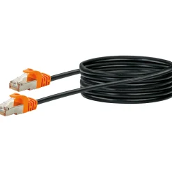 Online Schwaiger CAT7 S/FTP Netzwerkkabel 5,0m schwarz
