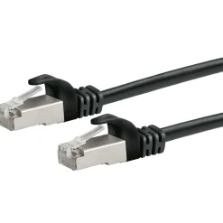 Hot Schwaiger CAT6 S/FTP Netzwerkkabel 0,5m schwarzmax. 250 Mhz 1 Gbit/s