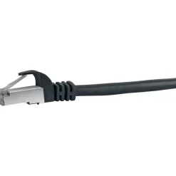 Hot Schwaiger CAT6 S/FTP Netzwerkkabel 0,5m schwarzmax. 250 Mhz 1 Gbit/s