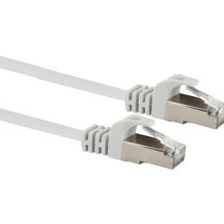 Discount Schwaiger CAT6 U/FTP Netzwerk Flachkabel 3,0 mweiss