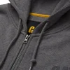 Discount CAT Zip Hoodie Banner Gr. L dunkelgrau