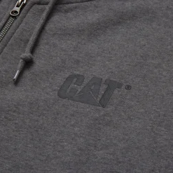 Discount CAT Zip Hoodie Banner Gr. L dunkelgrau