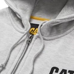 Best CAT Zip Hoodie Banner Gr. L grau