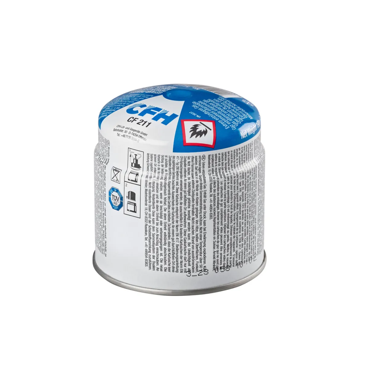 Hot CFH Butandruckgaskartusche 190 g