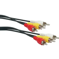 Discount Schwaiger Cinch-Video-Verbindungskab. 1,5m sw