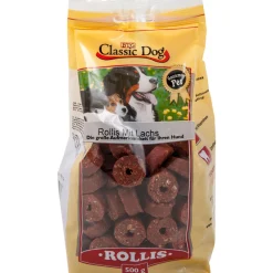 Clearance Classic Dog Snack Rollis Lachs 500g