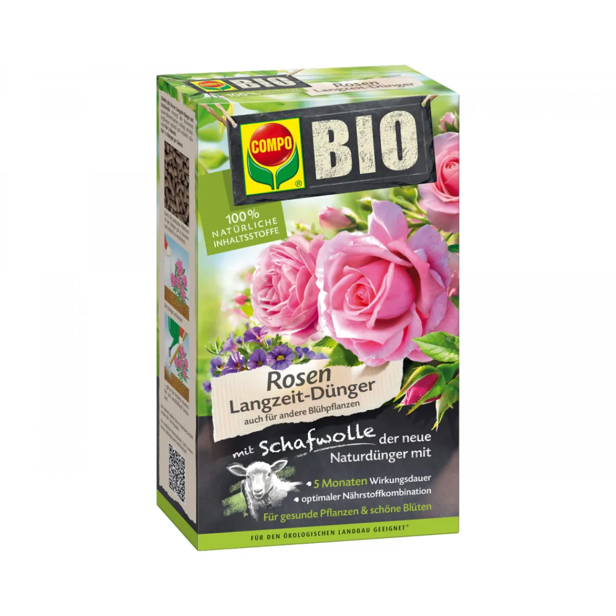 Best Compo BIO Rosen Langzeit-Dünger mit Schafwolle