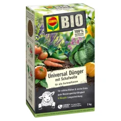 Best Compo BIO Universal Langzeit-Dünger mit Schafwolle 2 kg