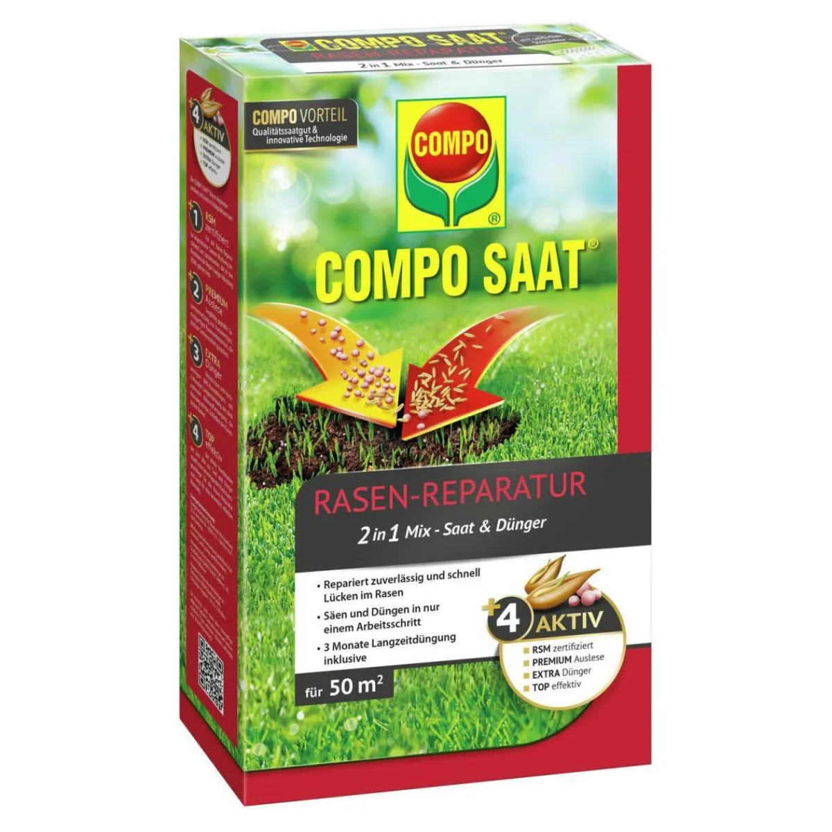 Clearance Compo Rasen Reparatur Mix 1,2 kg für 50 m²