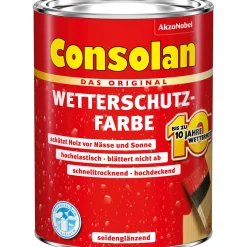 Best Consolan Wetterschutz-Farbe braun 0,75 L