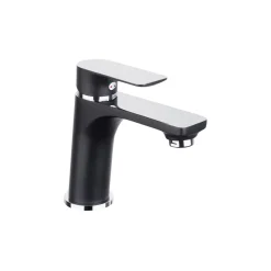 Online Cornat Waschtischarmatur-Set Edition Black, Druck-Ablauf, Farbe: Schwarz/Chrom