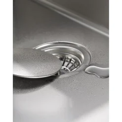 Clearance Pyramis Design Abdeckung fuer runde Siebkorbventile 92mm,Edelstahl glaezend
