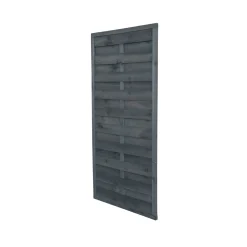 Best Dichtzaum 90 x 180 cm glatt Kiefer dunkel- grau gebeizt