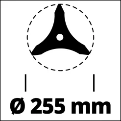 Hot Einhell Dickichtmesser 255 Sensen-Zubehoer