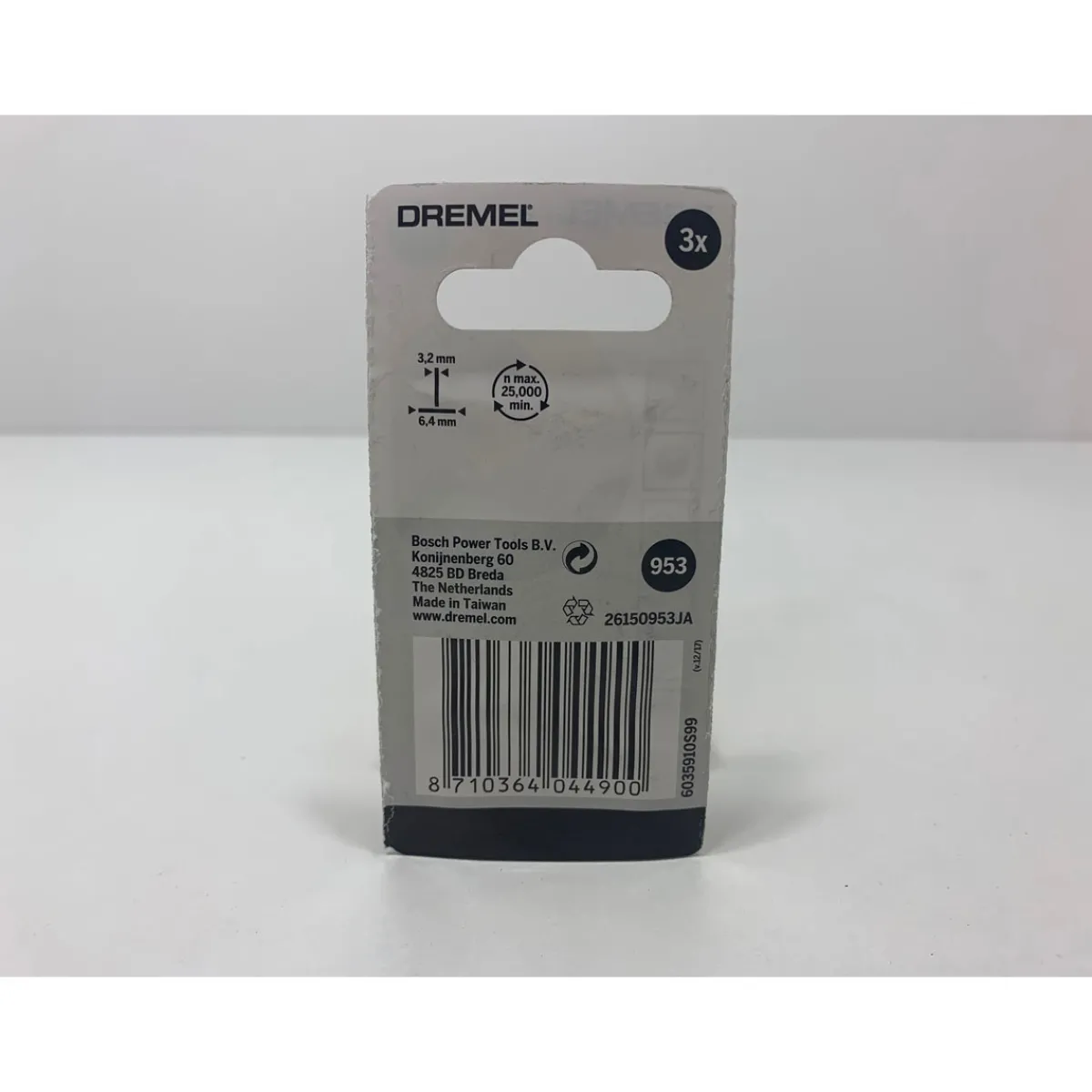 Clearance Dremel Aluminiumoxid-Schleifstein Durchmesser 6,4 mm