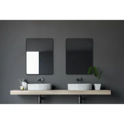 Best DSK Design Wandspiegel Black Magico 80 x 60 cm