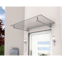 Clearance Durabil Edelstahl Vordach HD 140140xx19,5 cm