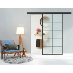 Clearance Durabil Glasschiebetür-Set Loft