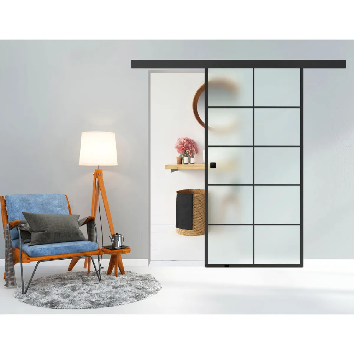 Clearance Durabil Glasschiebetür-Set Loft