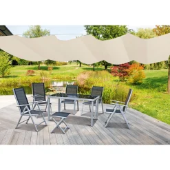 Online Durabil Seilspann-Markise 330 x 200 cm beige