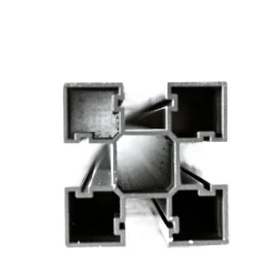 Durabil Universalpfosten für Glaswindschutz Aluminium