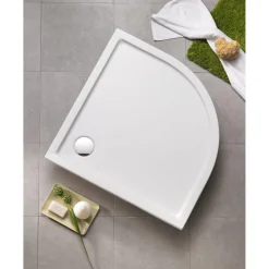 Clearance Ottofond Duschwanne Viertelkreis 90x90/3 cm weiss