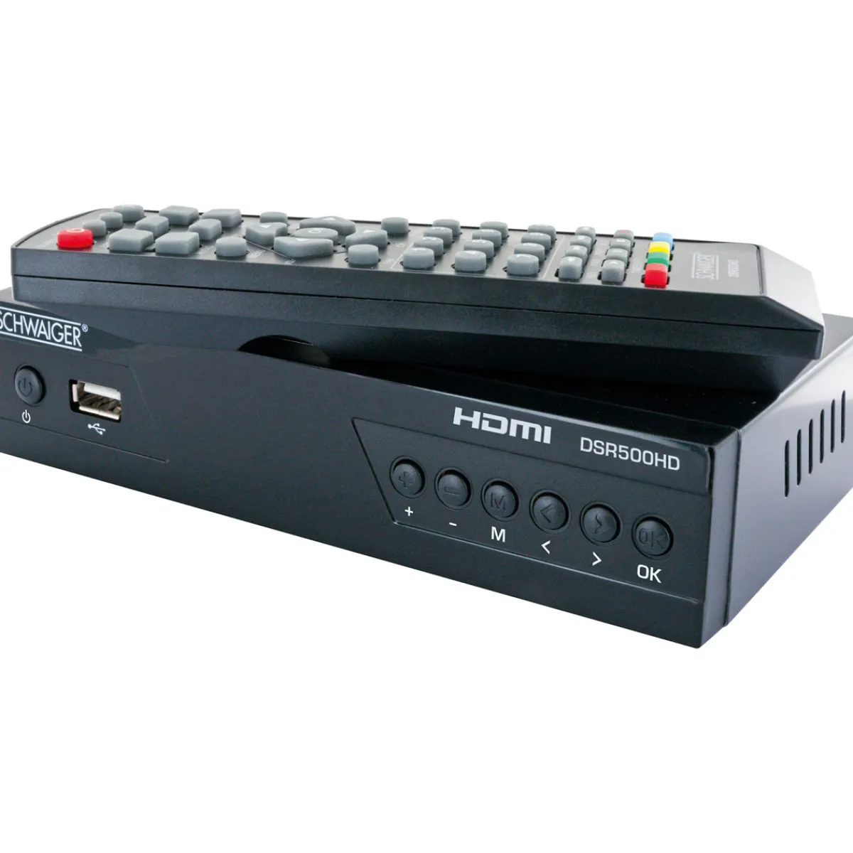 Clearance Schwaiger DVB-S2 Receiver mit USB-Anschluss FTA