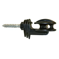 New Eckisolator Super Durchmesser 8 mm schwarz 6 Stück
