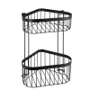 Best Wenko Eckregal 2 Etagen Classic Plus, schwarz