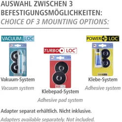 Best Wenko Eckregal 2 Etagen Classic Plus, schwarz