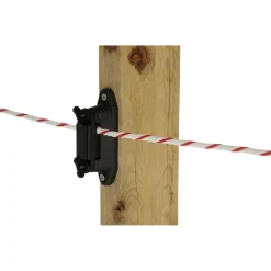 Outlet Eck- und Streckenisolator Profi schwarz für 40 mm 10 Stück