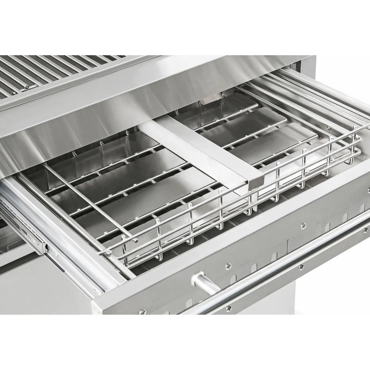 Clearance Edelstahl-Erweiterungsmodul Holzkohlegrill MGK-400 Premium