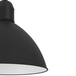 Outlet Eglo LED Pendelleuchte Priddy schwarz/weiß